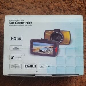 Advanced Portable Car Camcorder with HD DVR - Black